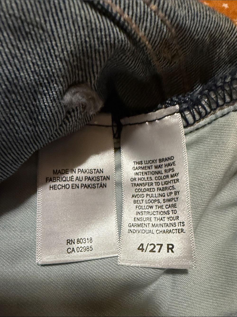 Lucky Brand Dark Blue Flare Jeans - Picture 4 of 10